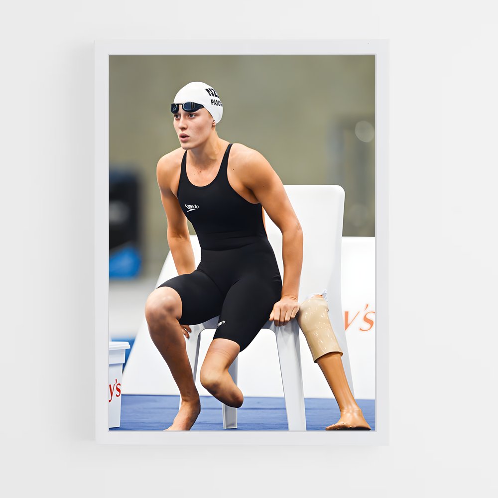 Poster Une Pause Réfléchie – affiche Jeux Olympiques (vue 3)